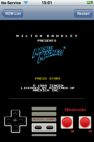 Illustration for article titled iPhone NES Emulator Tested